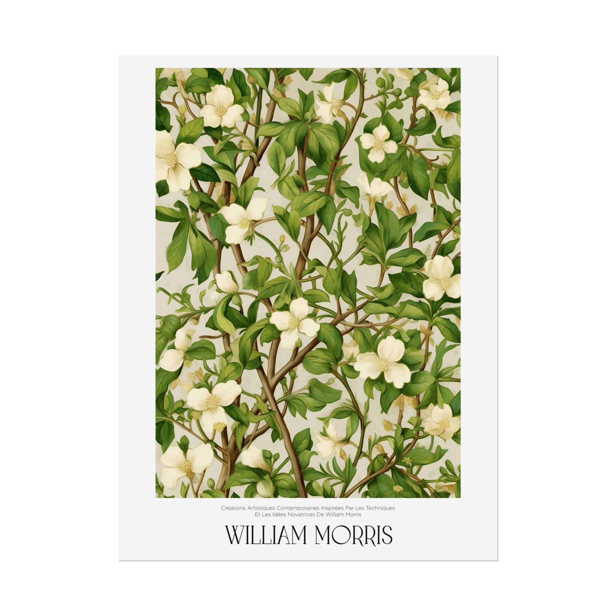 William Morris Pattern Feature Print