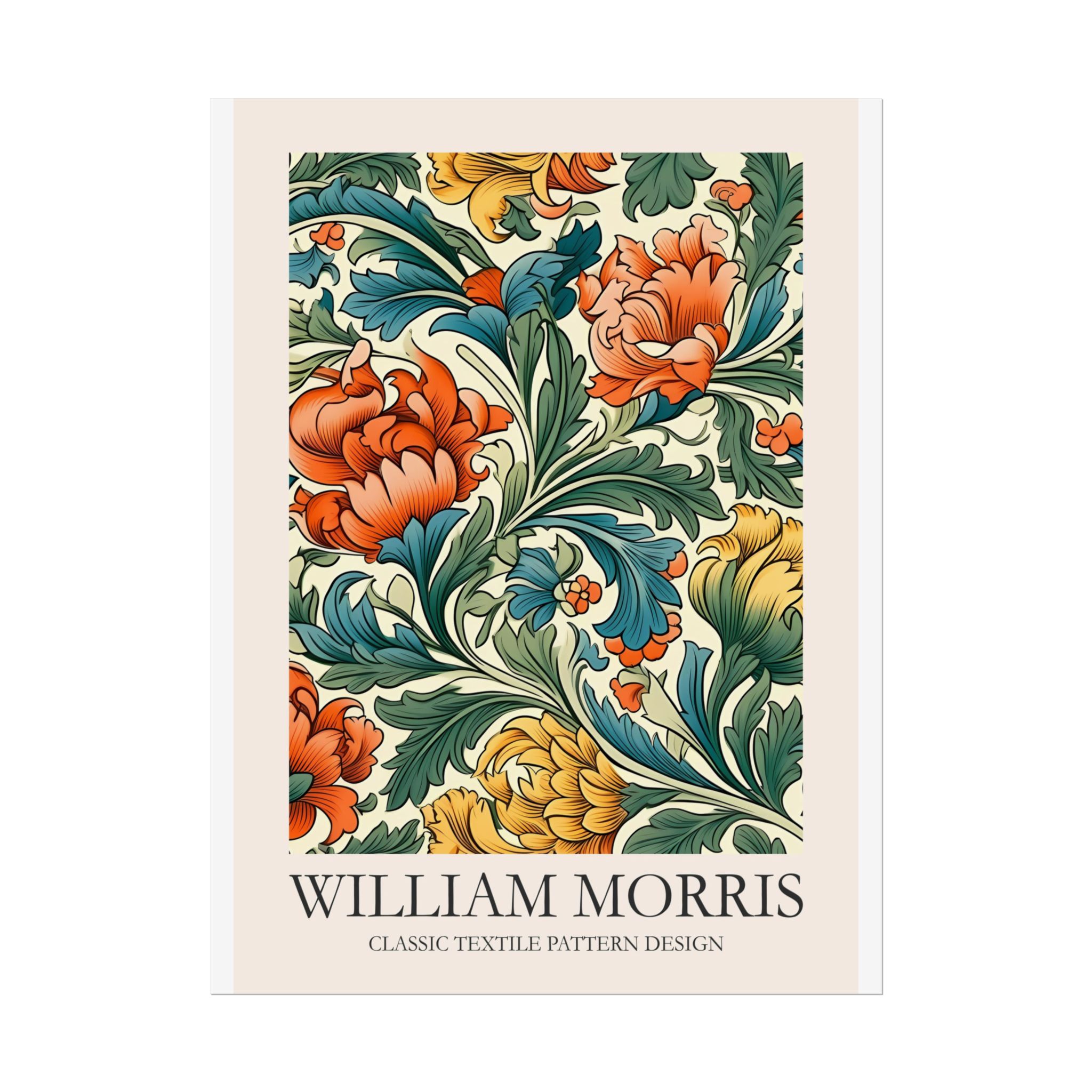 William Morris Pattern Feature Print