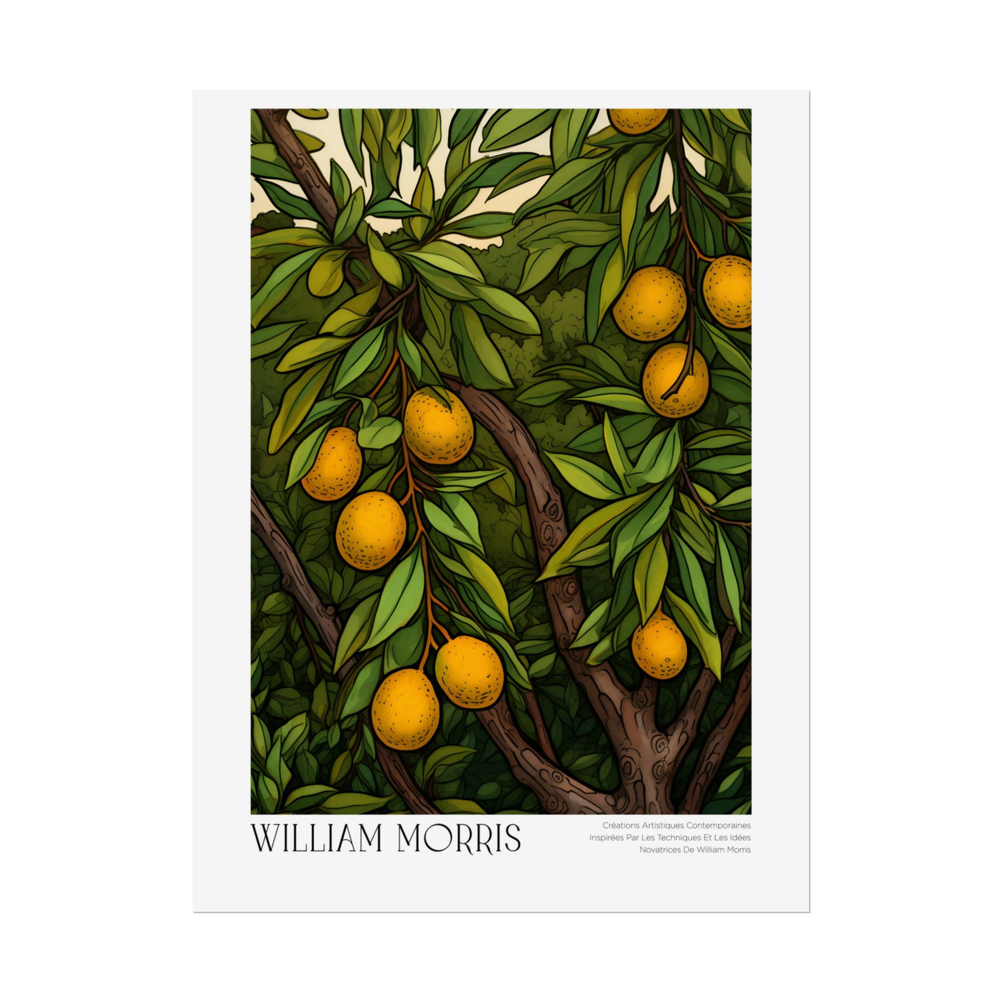 William Morris Pattern Feature Print