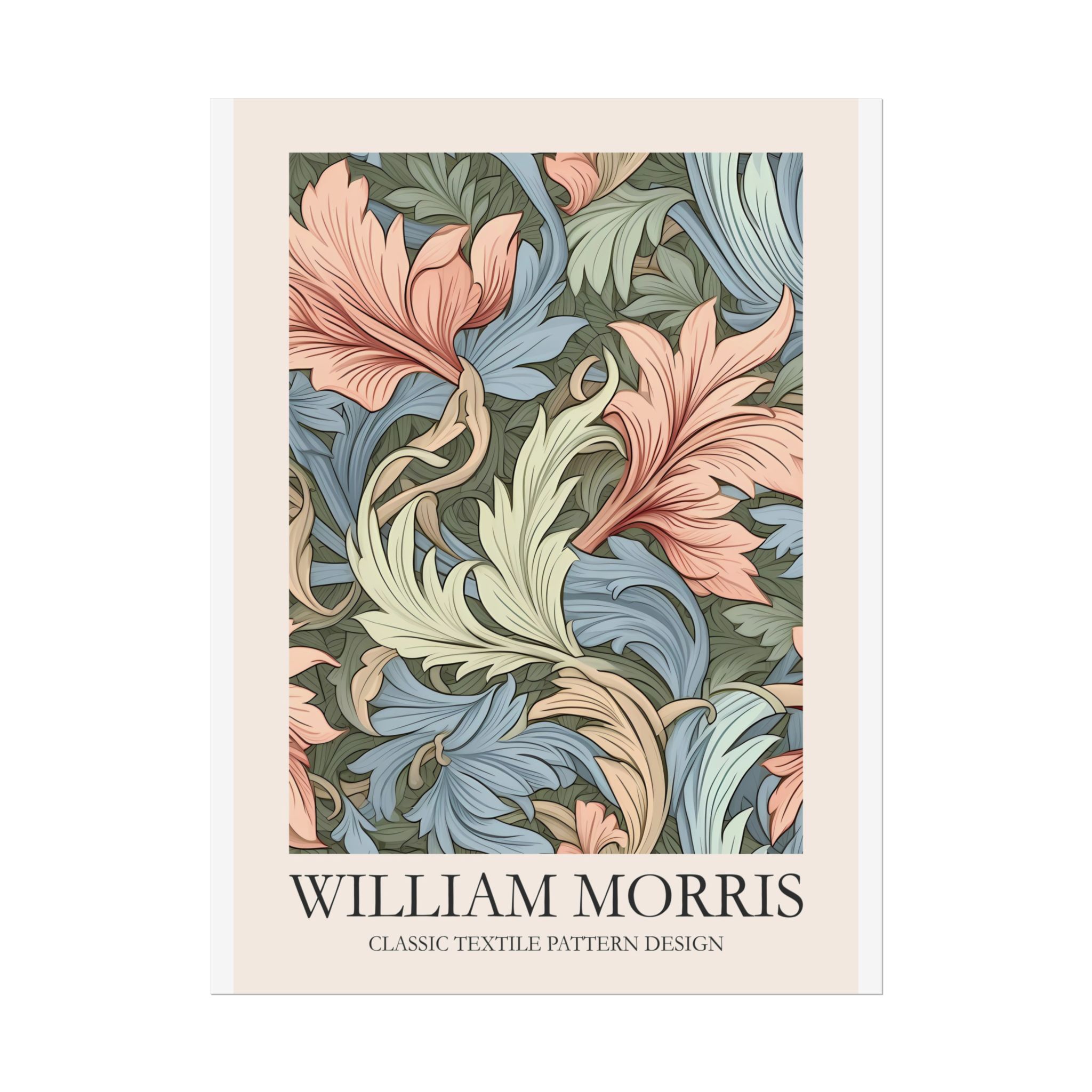 William Morris Pattern Feature Print