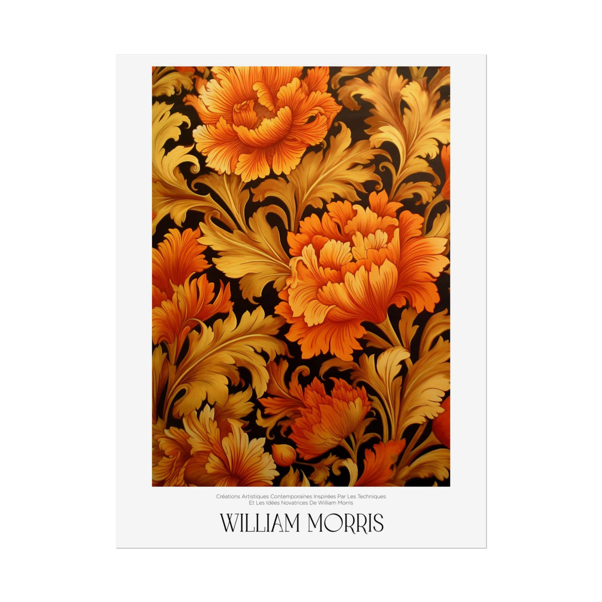 William Morris Pattern Feature Print