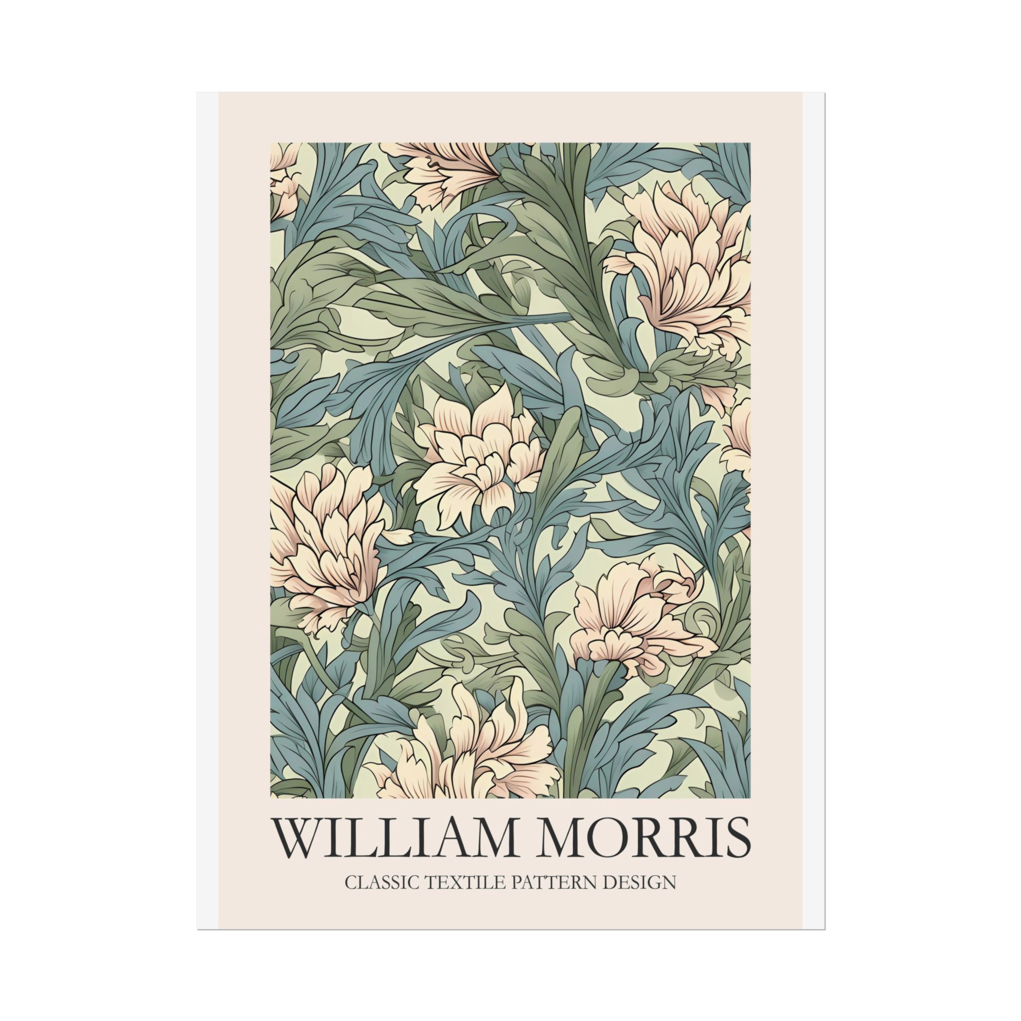 William Morris Pattern Feature Print