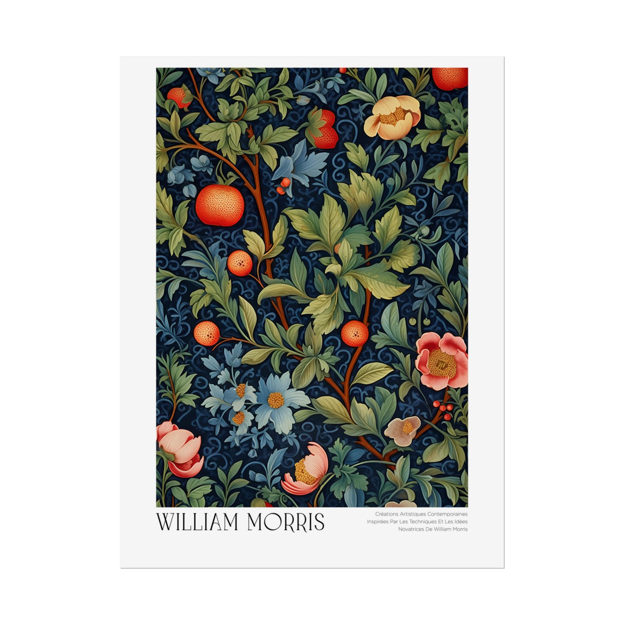 William Morris Pattern Feature Print