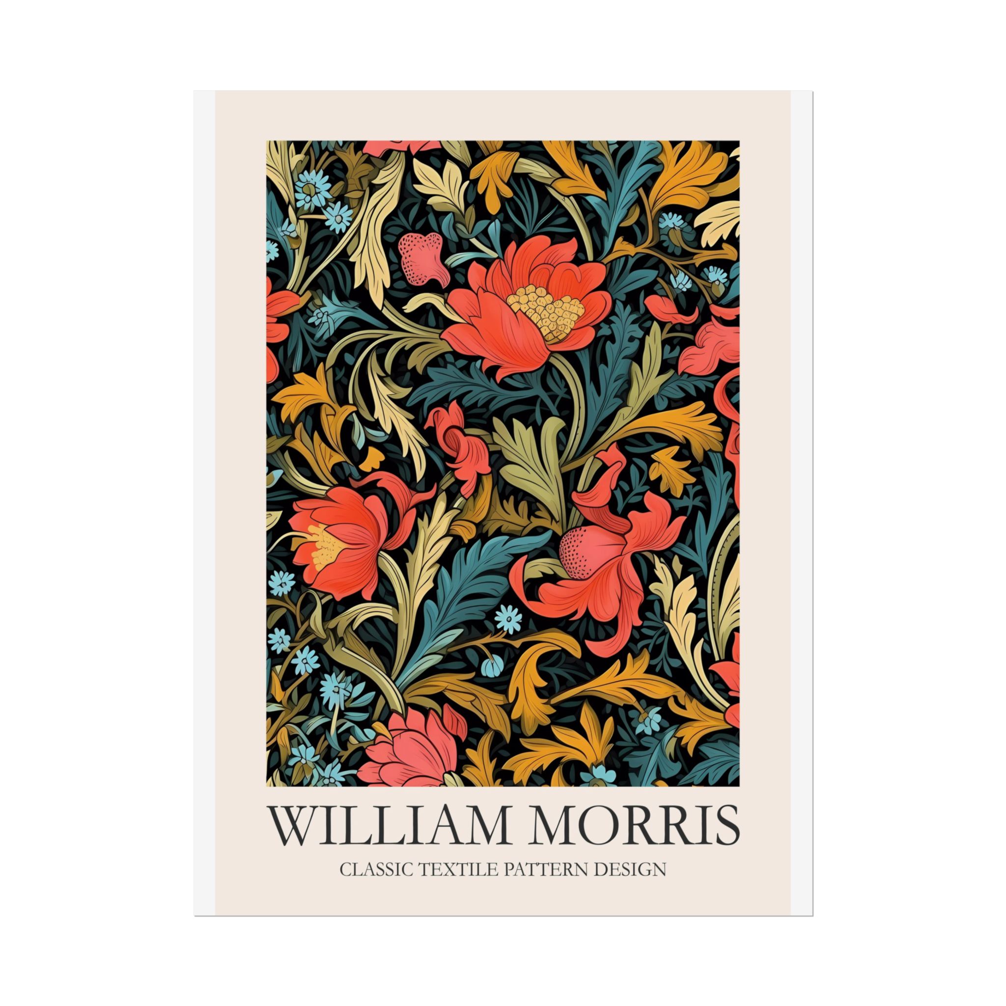 William Morris Pattern Feature Print