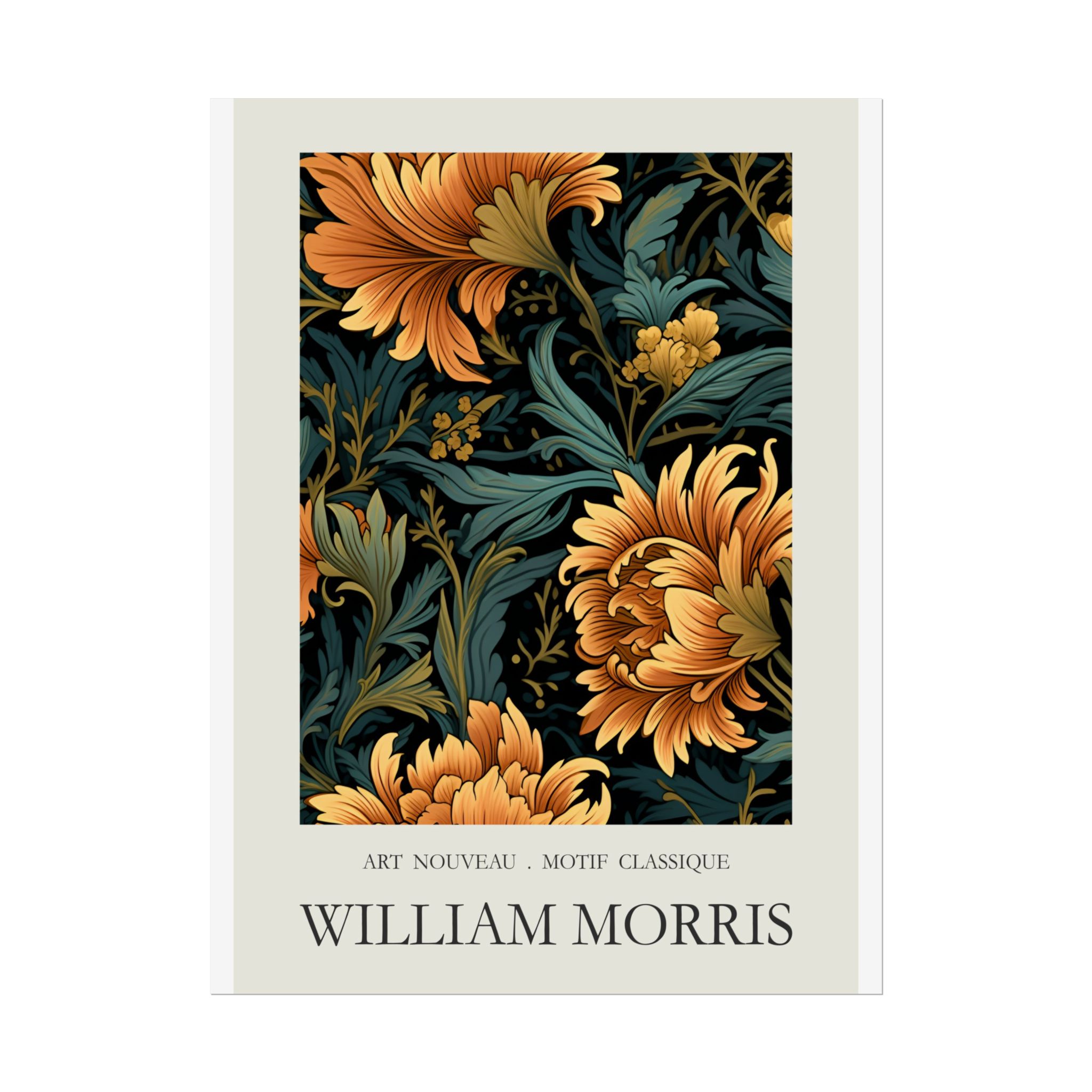 William Morris Pattern Feature Print