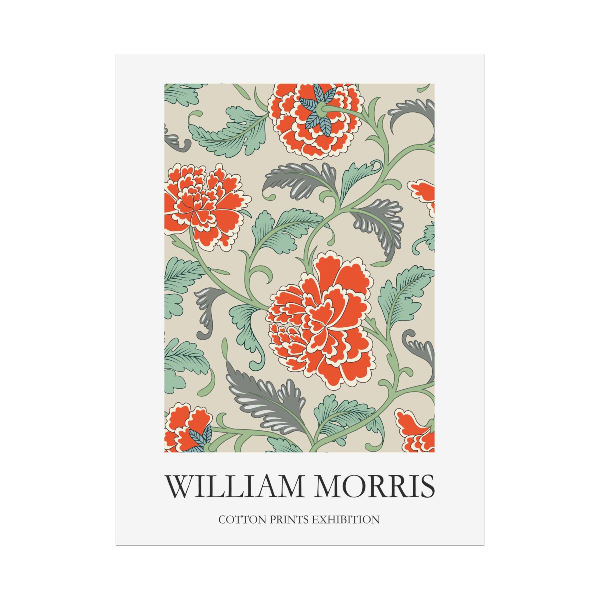 William Morris Pattern Feature Print