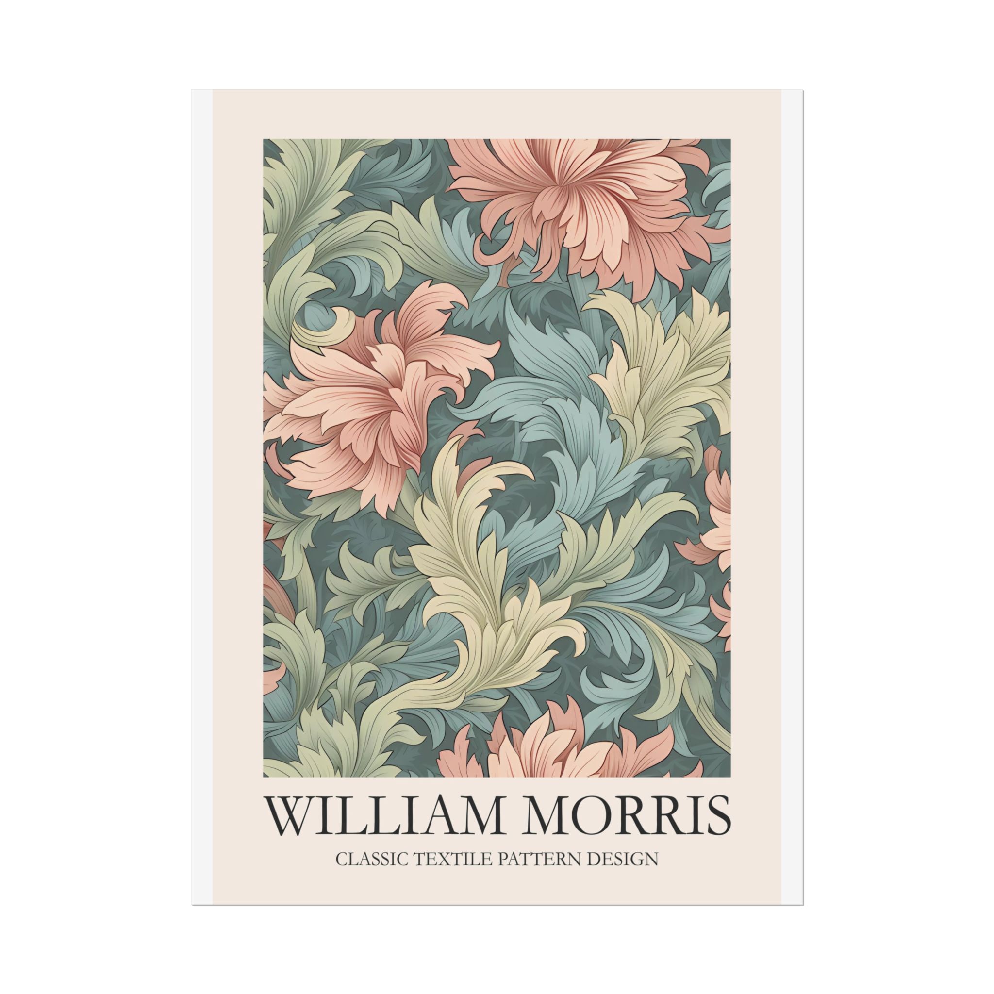 William Morris Pattern Feature Print