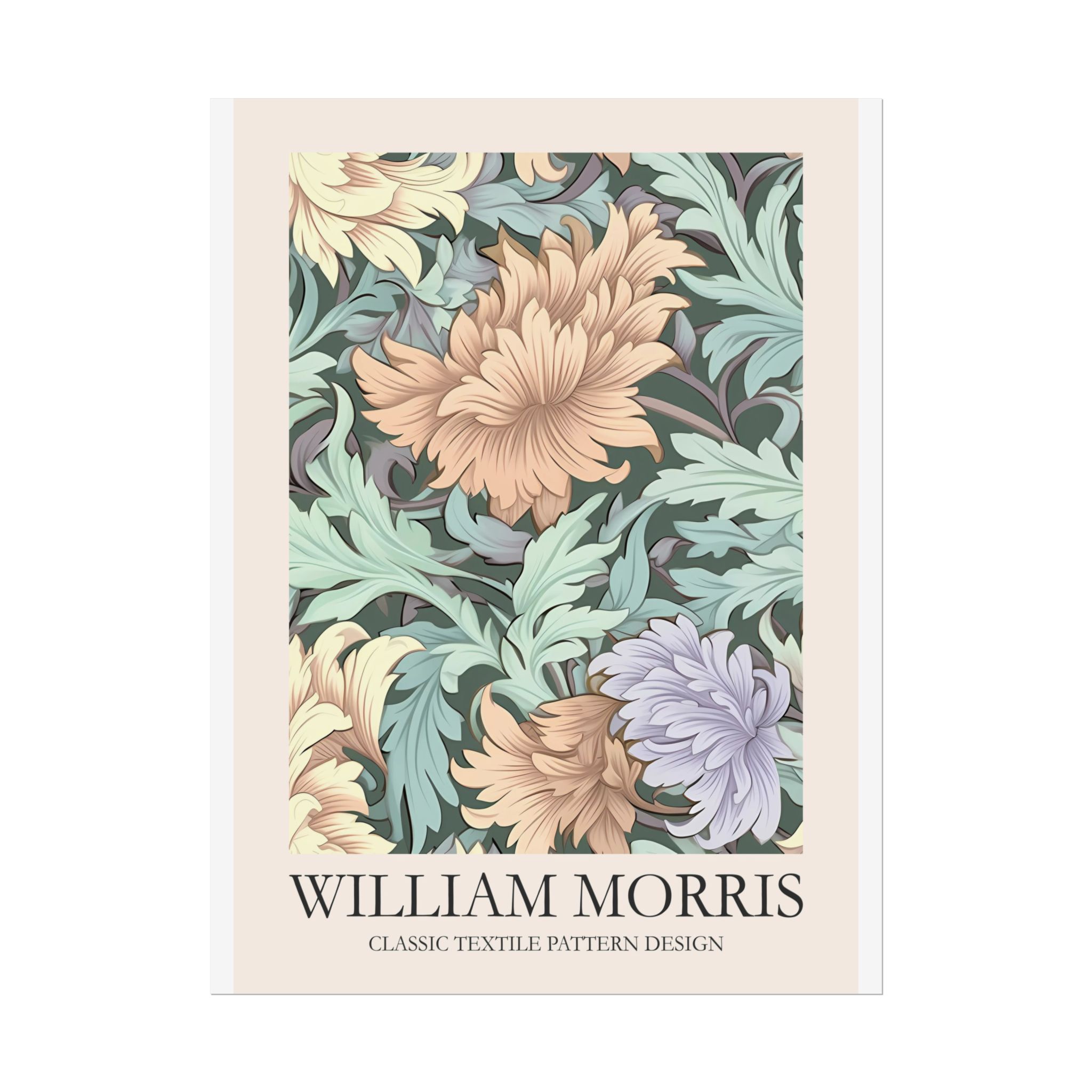 William Morris Pattern Feature Print