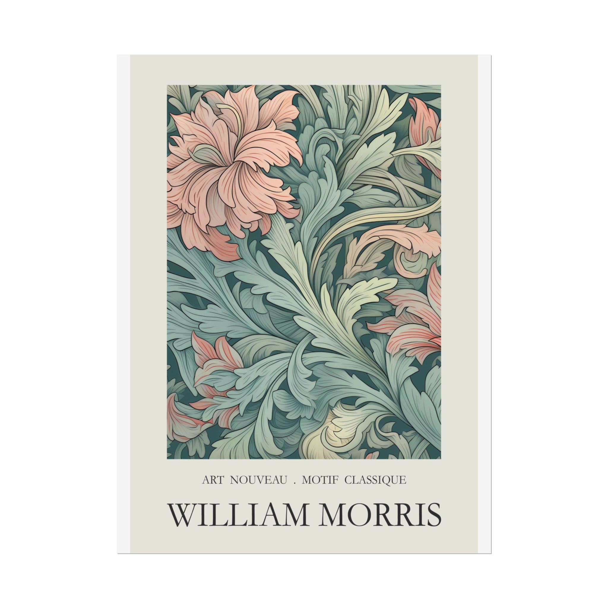 William Morris Pattern Feature Print