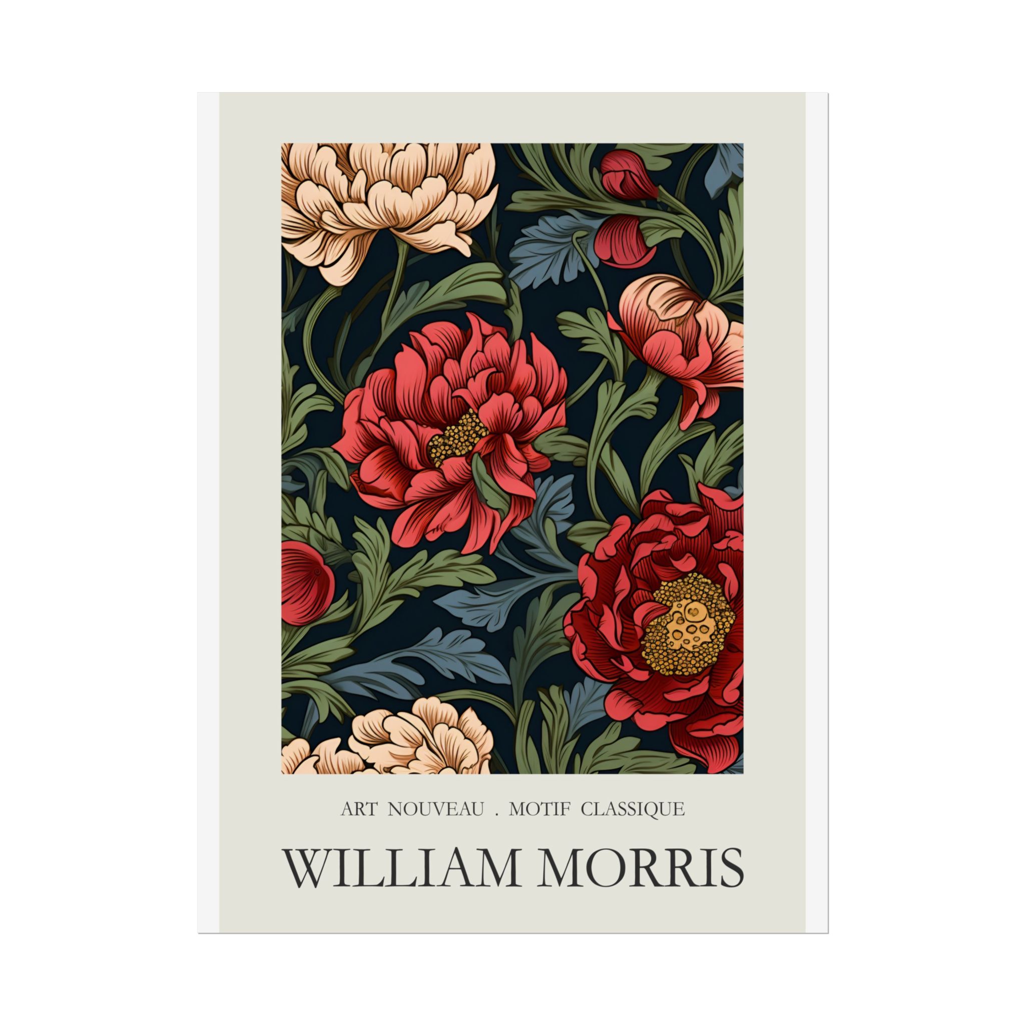 William Morris Pattern Feature Print