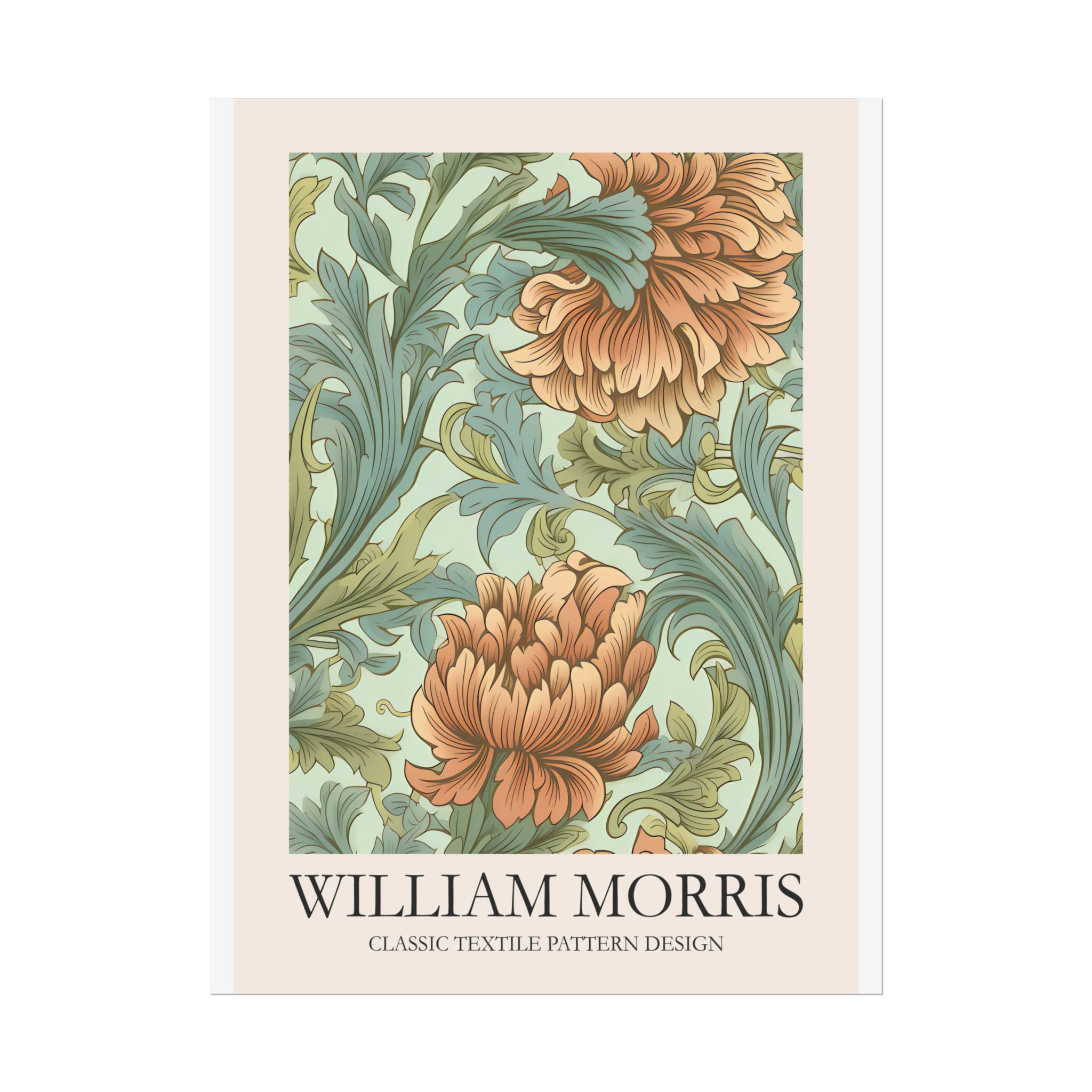 William Morris Pattern Feature Print