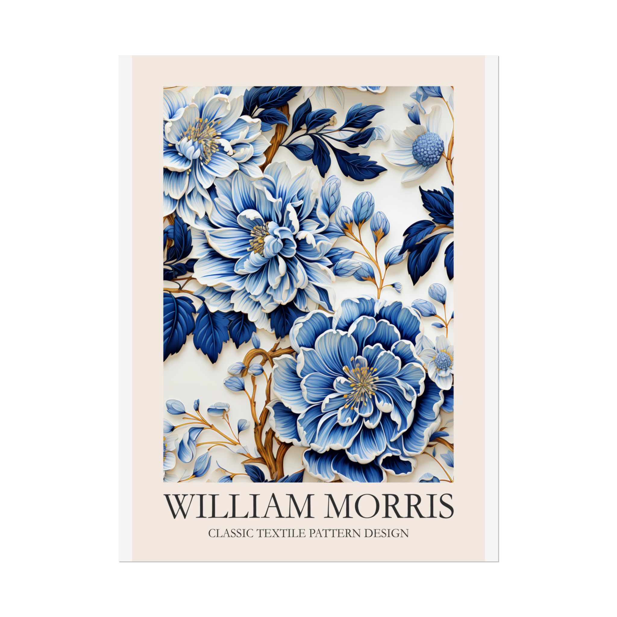 William Morris Pattern Feature Print