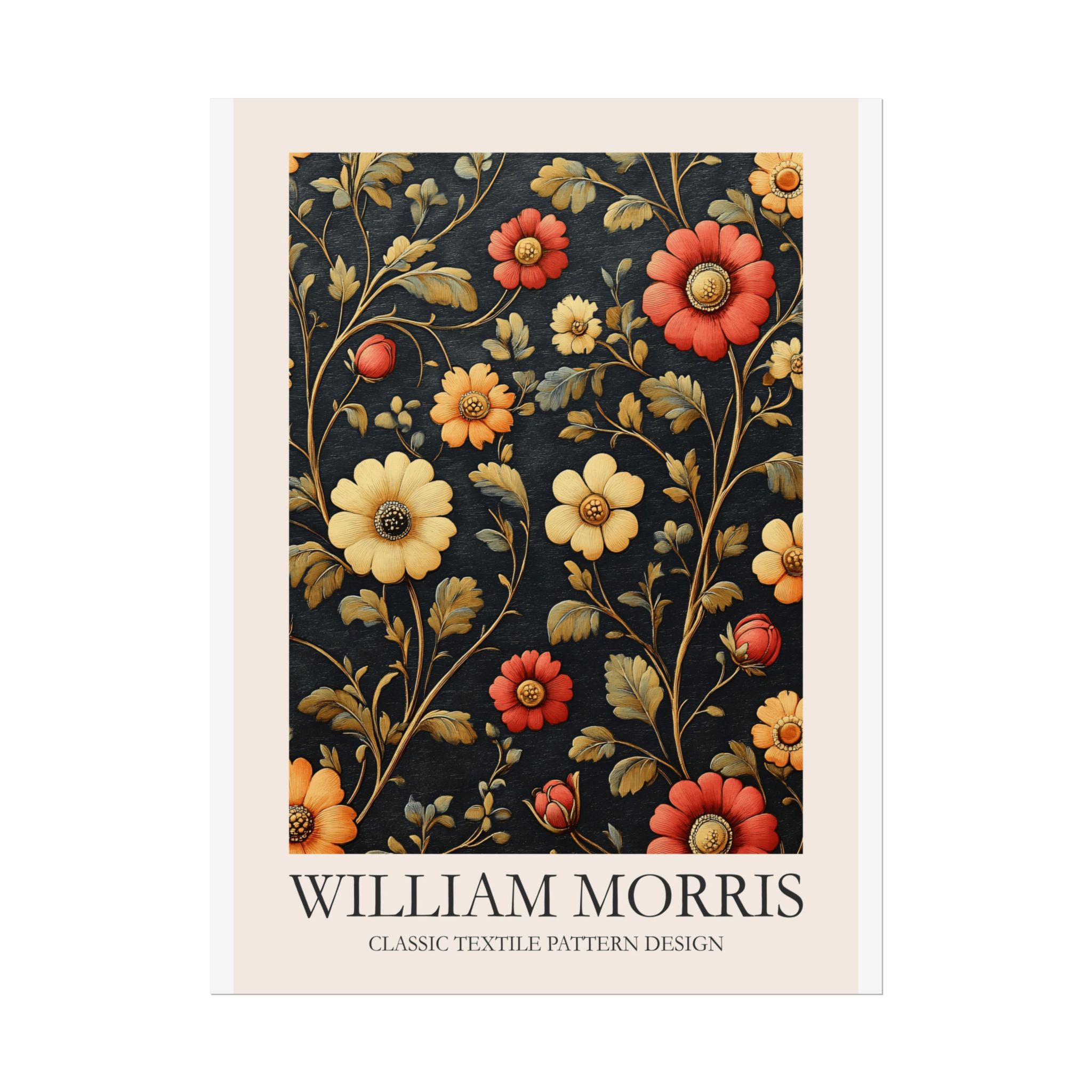 William Morris Pattern Feature Print