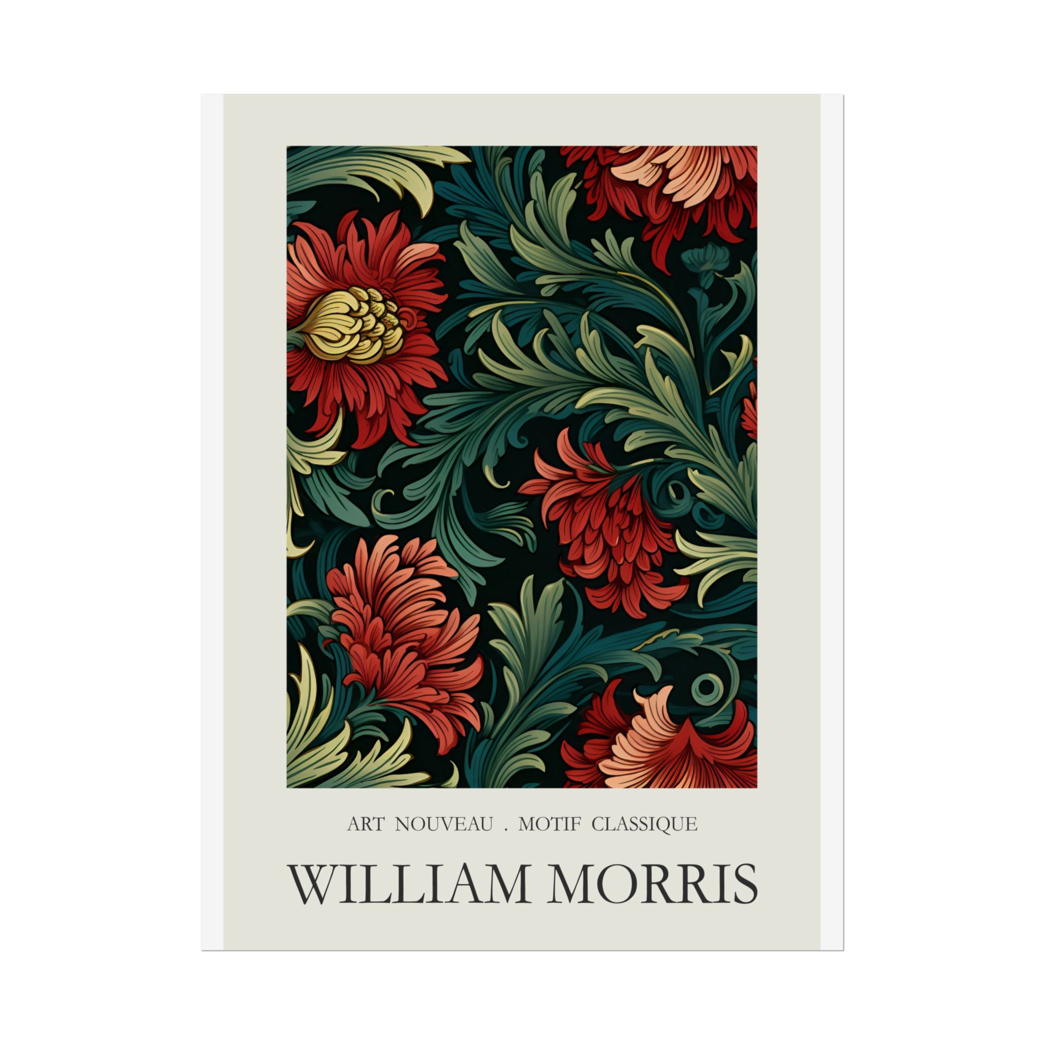 William Morris Pattern Feature Print