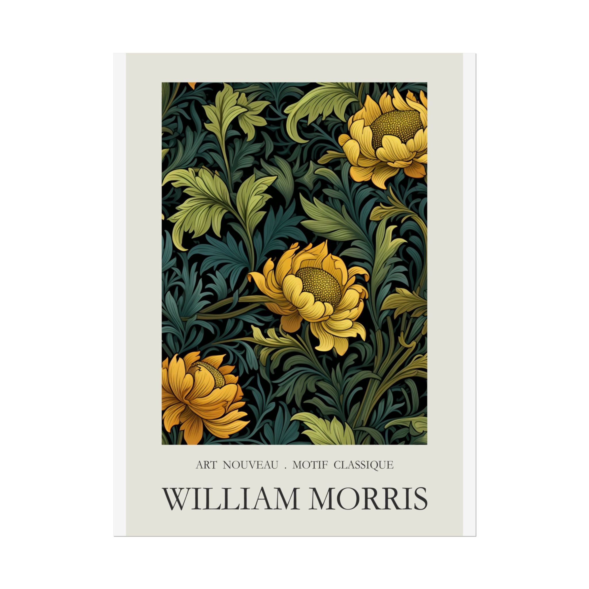 William Morris Pattern Feature Print