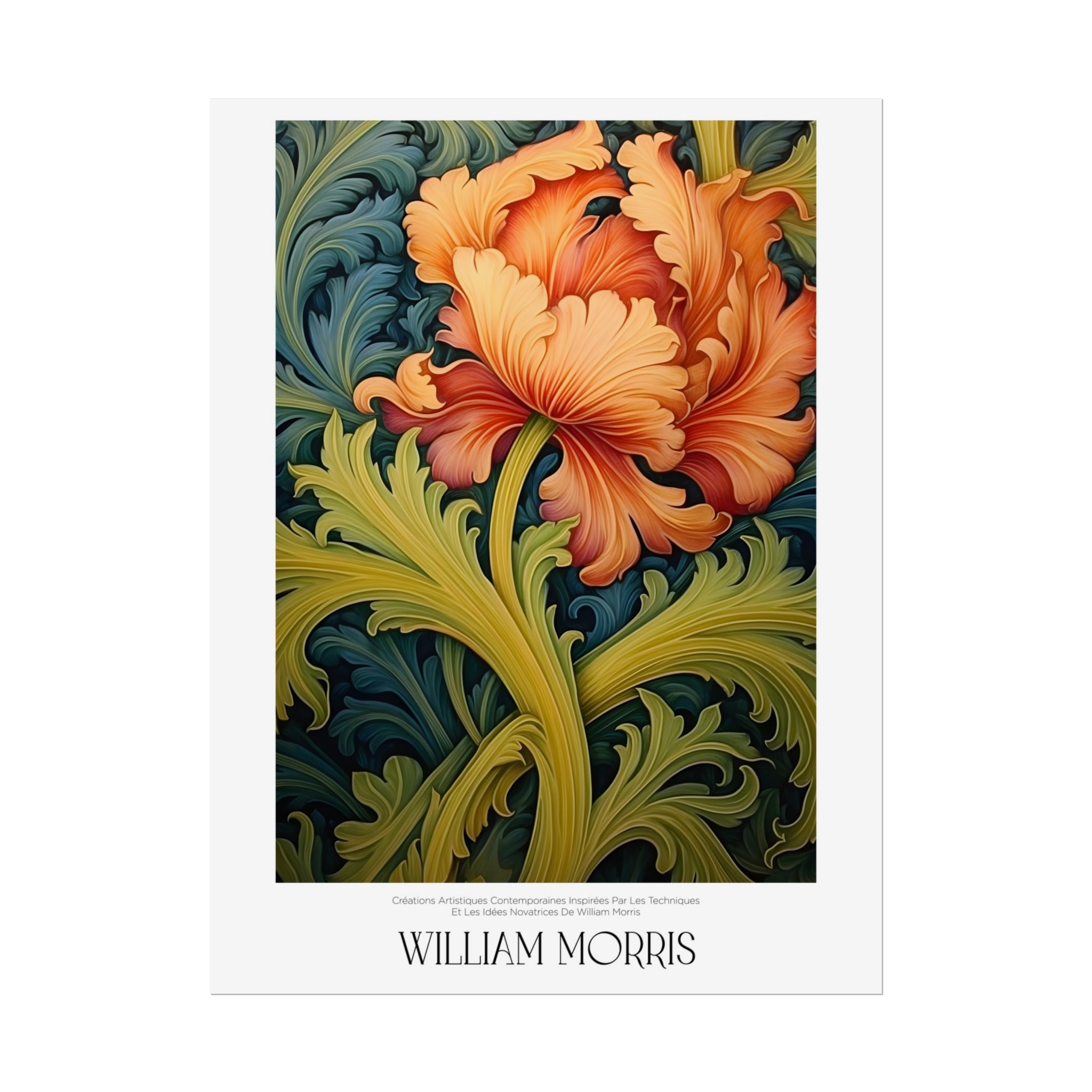 William Morris Pattern Feature Print