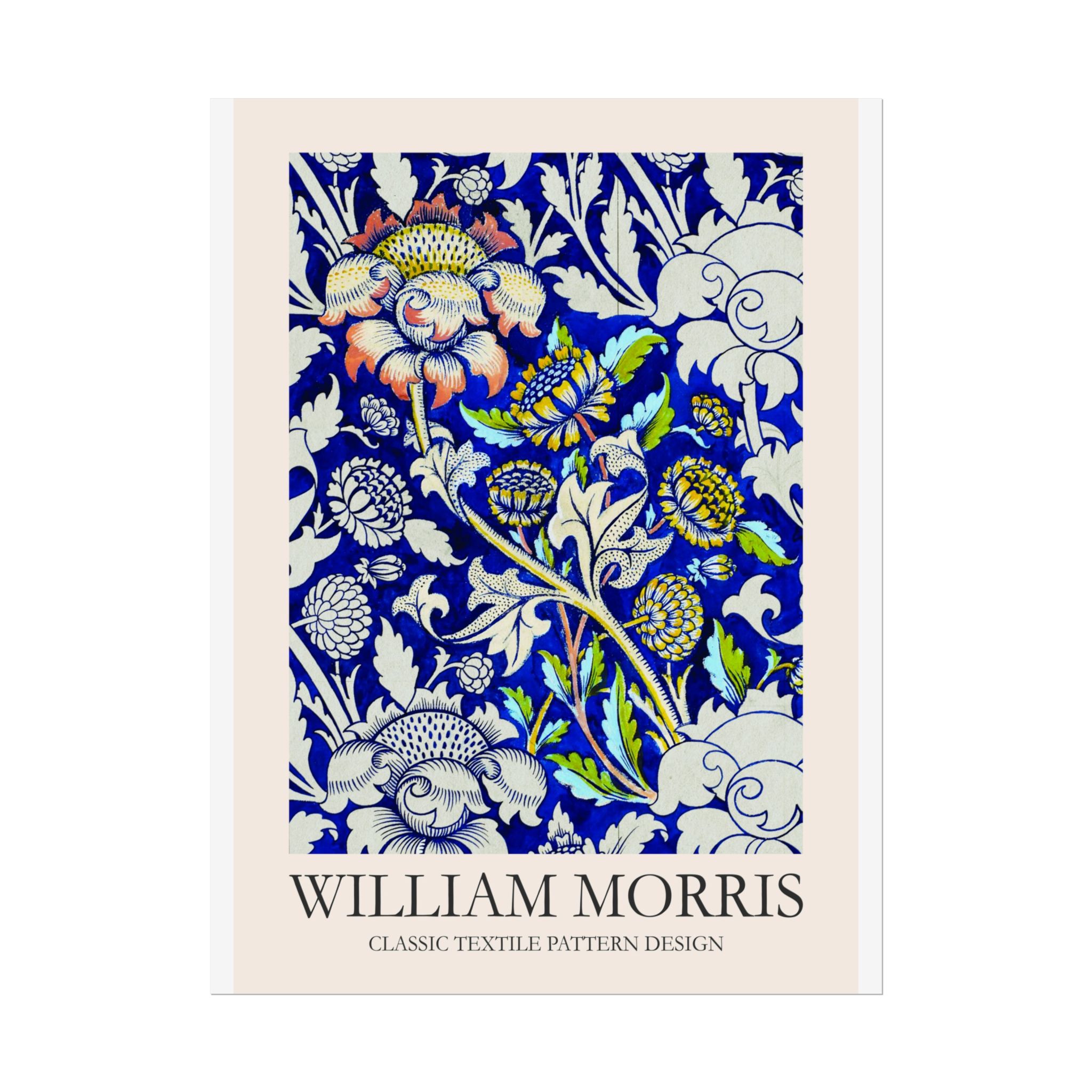 William Morris Pattern Feature Print