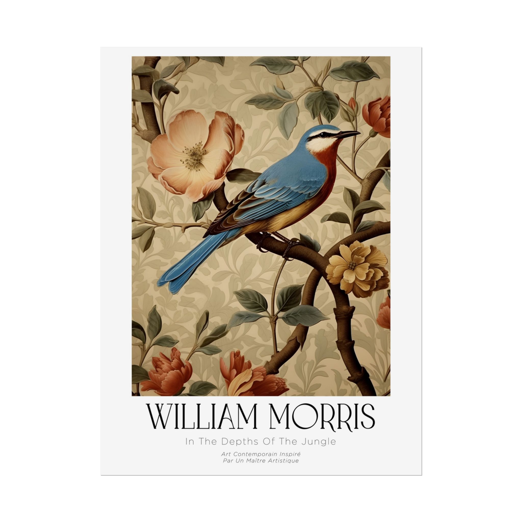 William Morris Pattern Feature Print