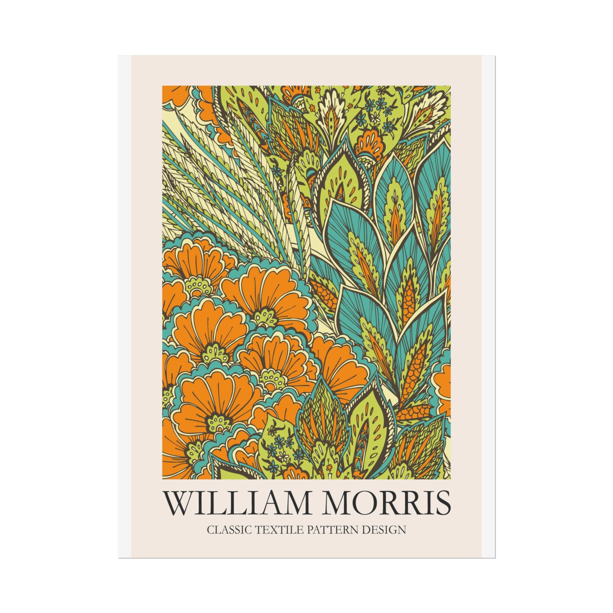 William Morris Pattern Feature Print