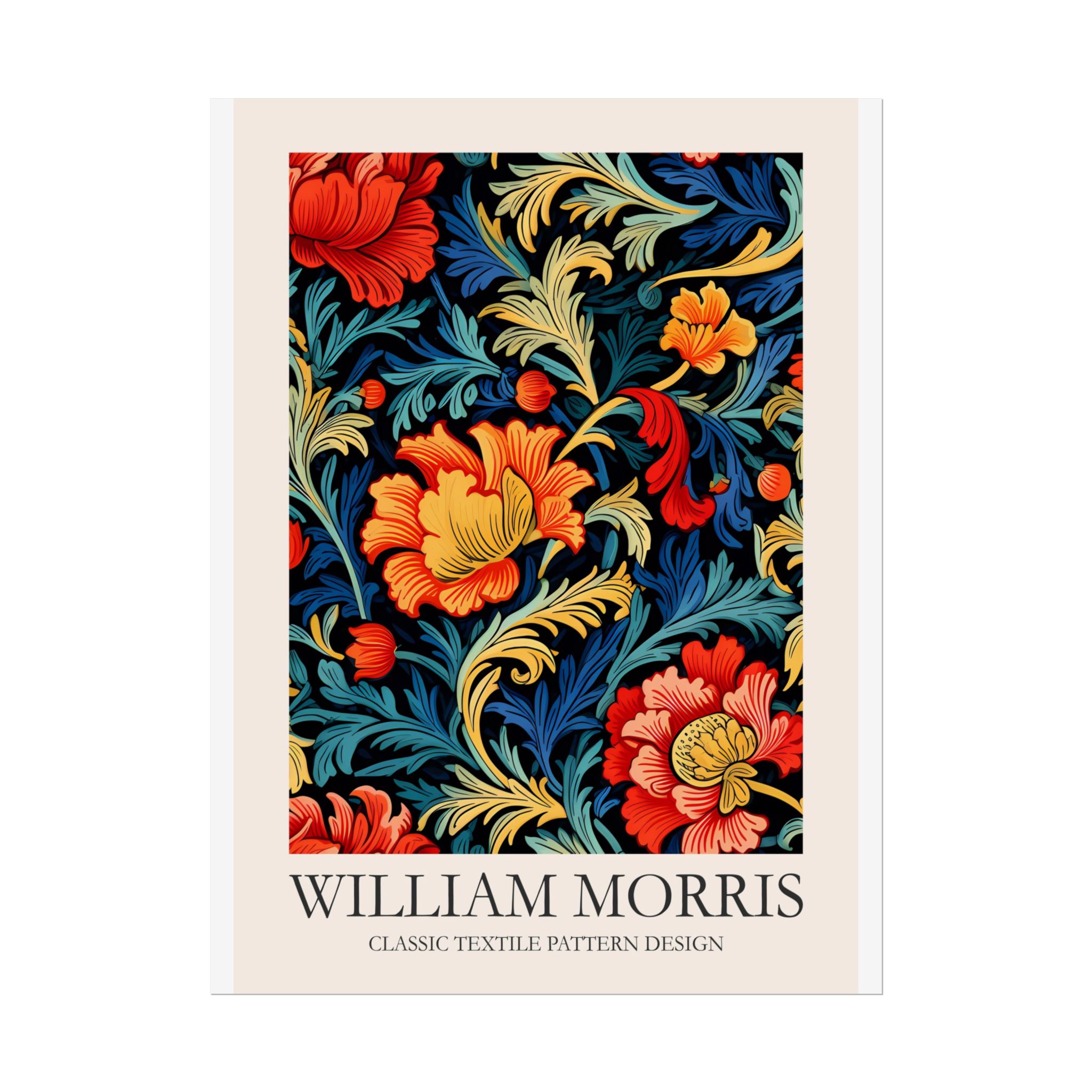 William Morris Pattern Feature Print