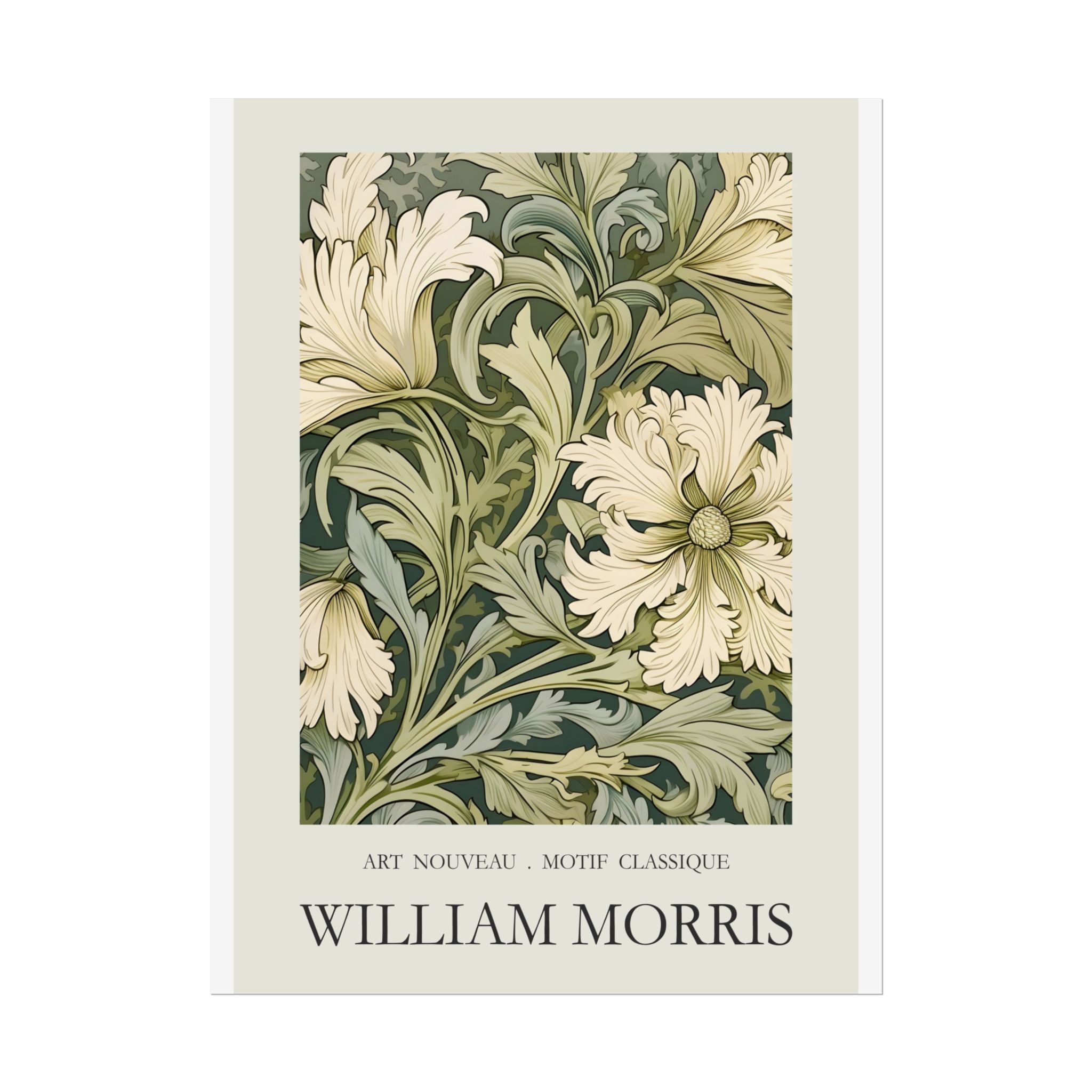 William Morris Pattern Feature Print