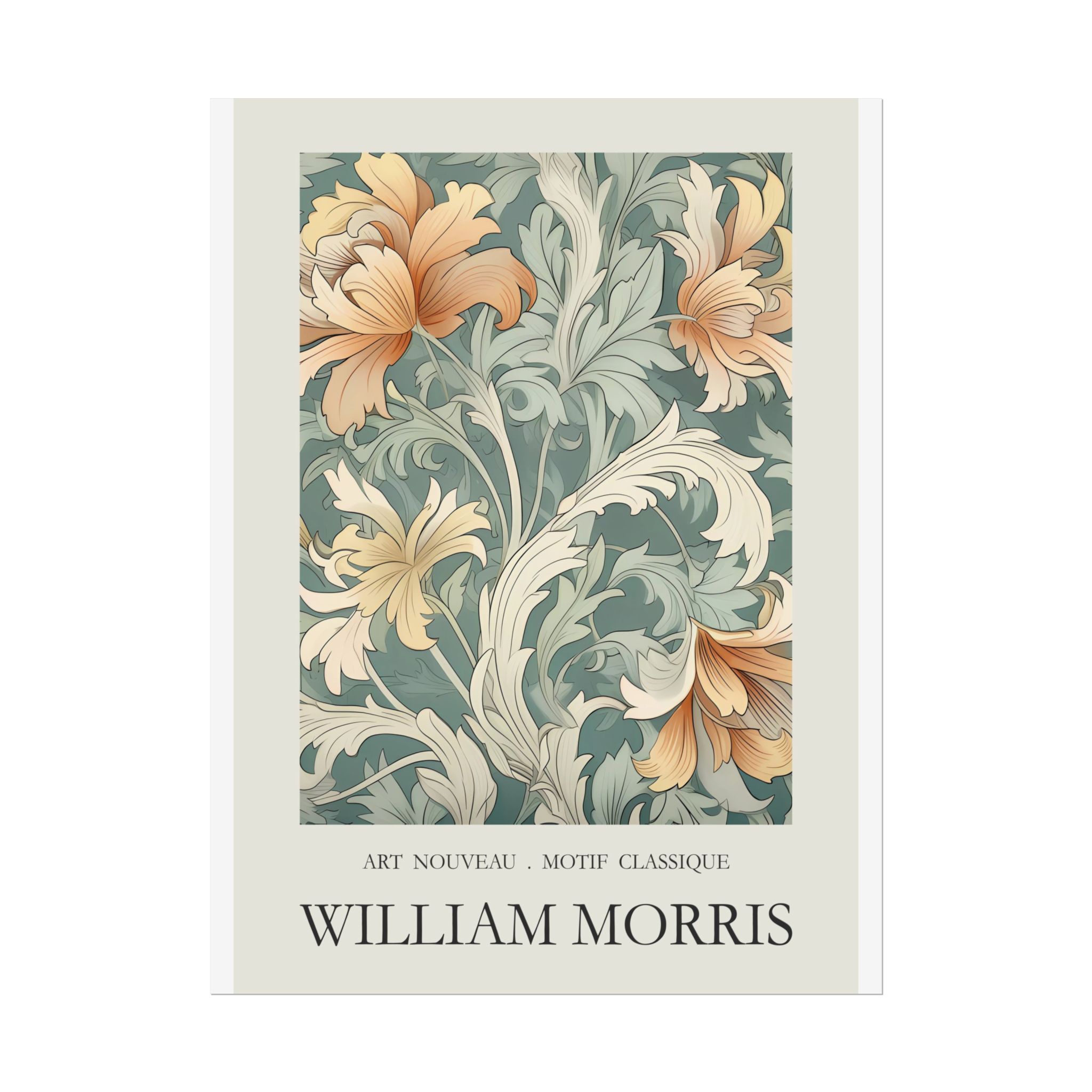 William Morris Pattern Feature Print