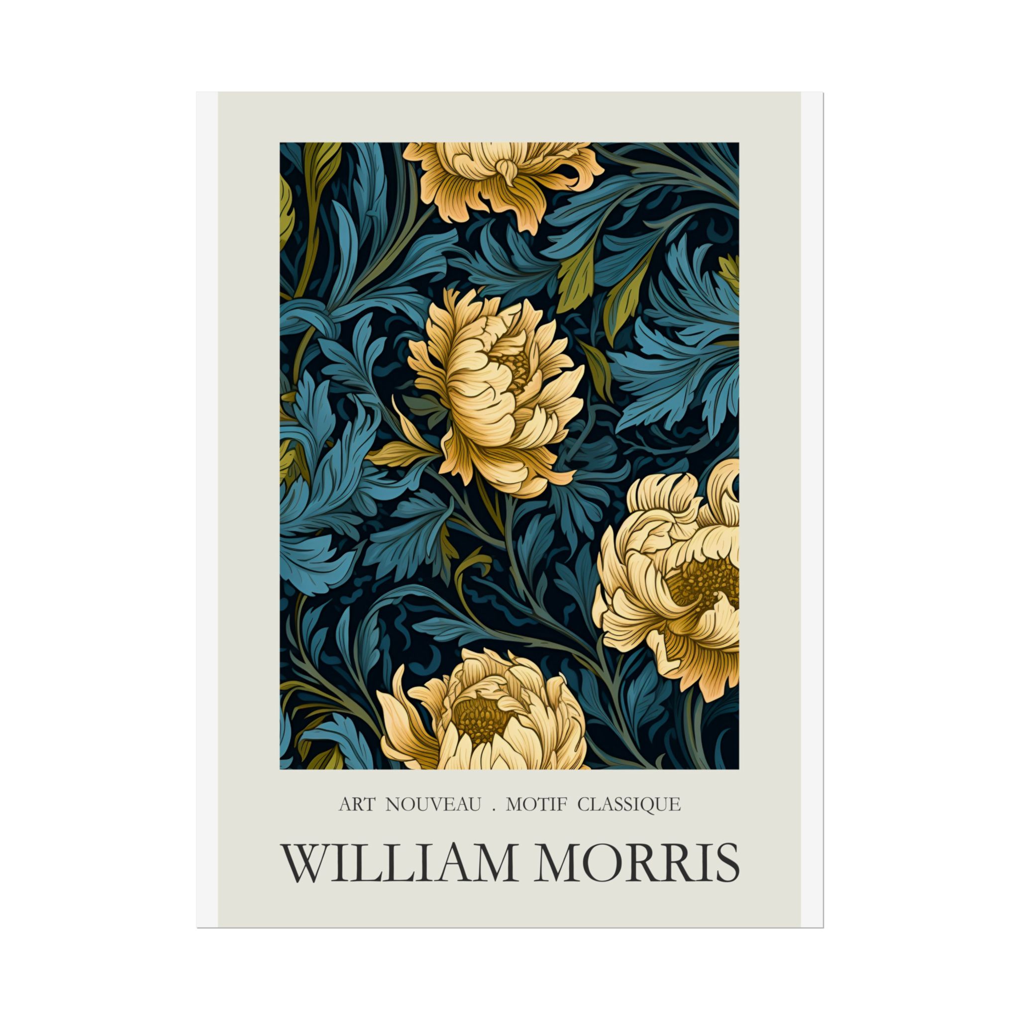 William Morris Pattern Feature Print