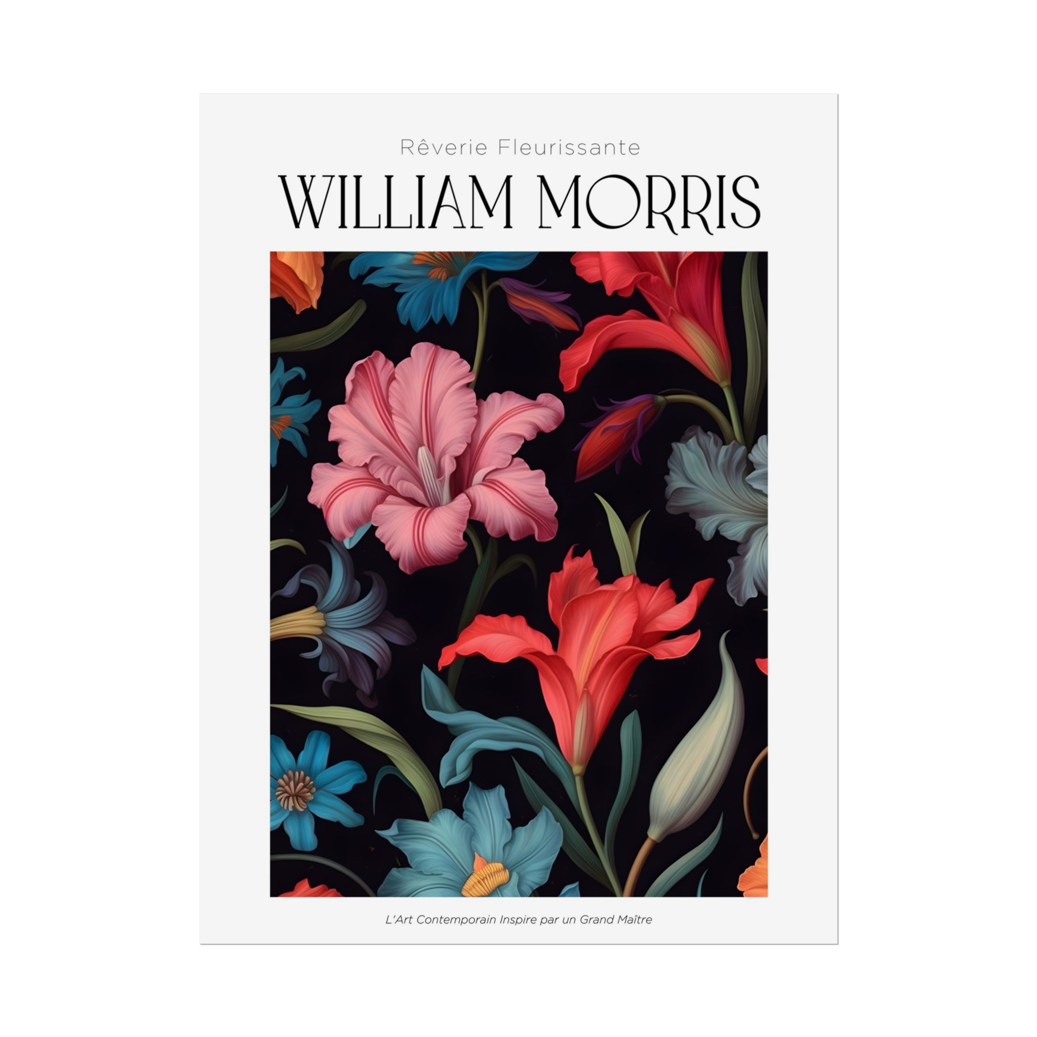 William Morris Pattern Feature Print