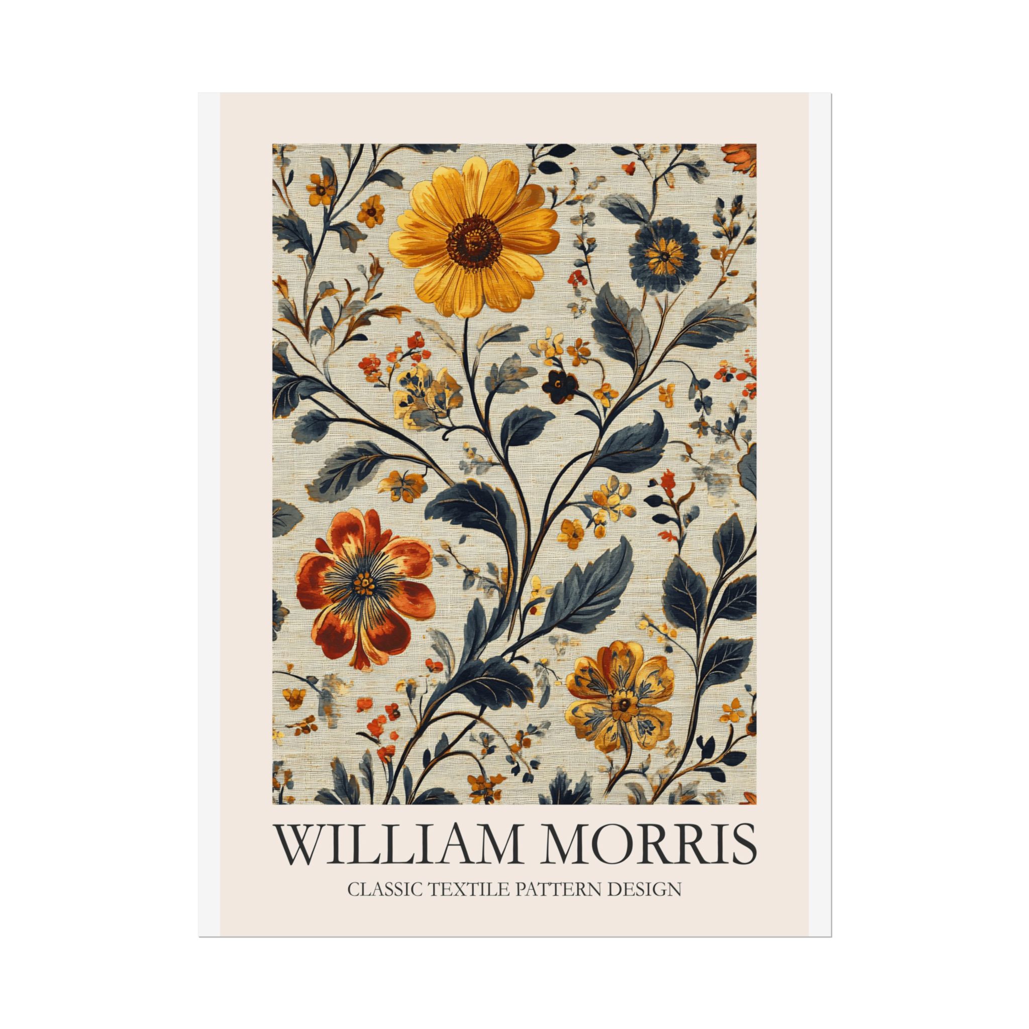 William Morris Pattern Feature Print