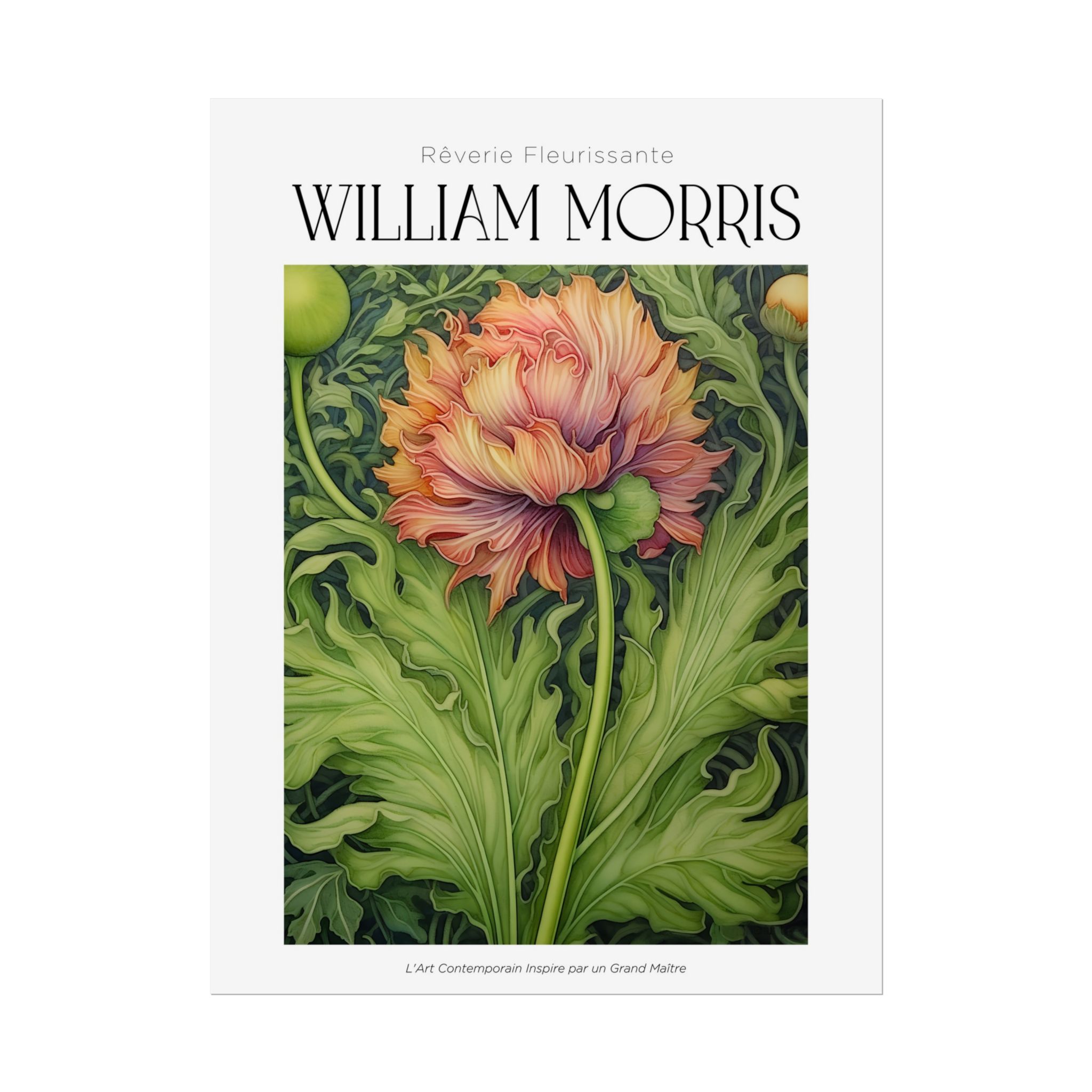 William Morris Pattern Feature Print