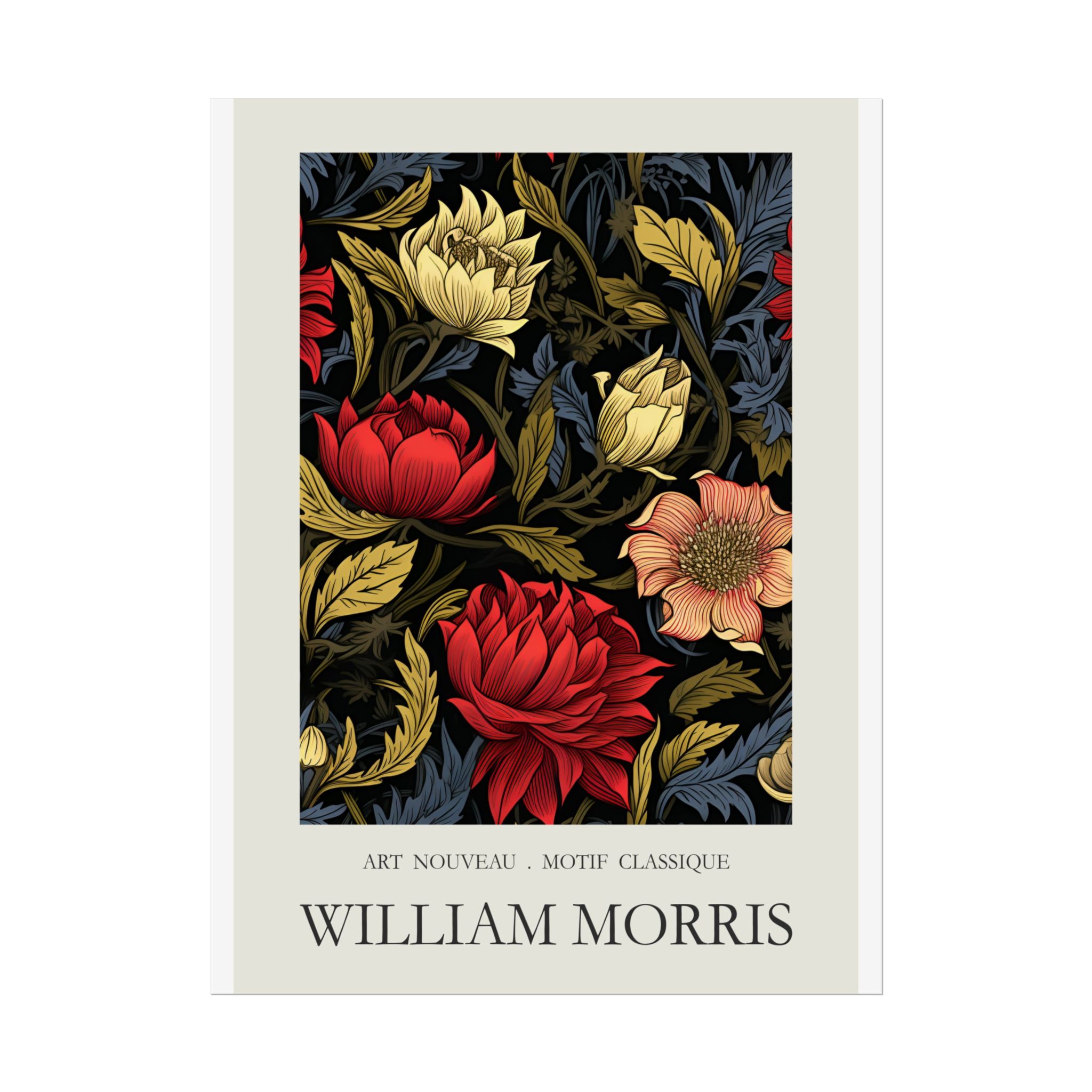 William Morris Pattern Feature Print