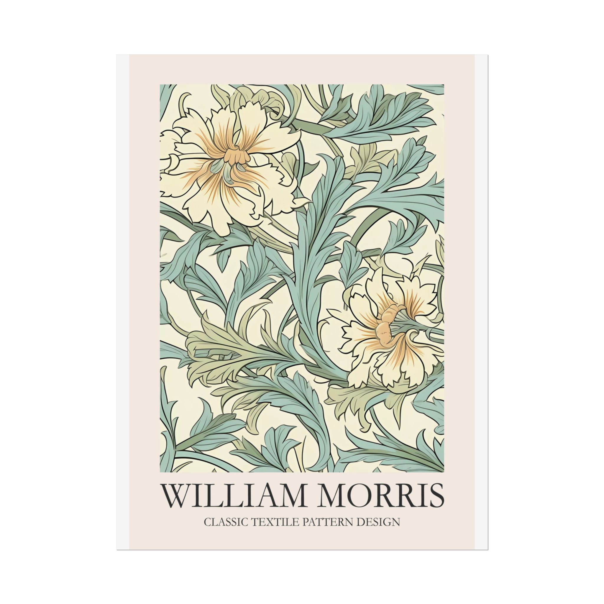 William Morris Pattern Feature Print