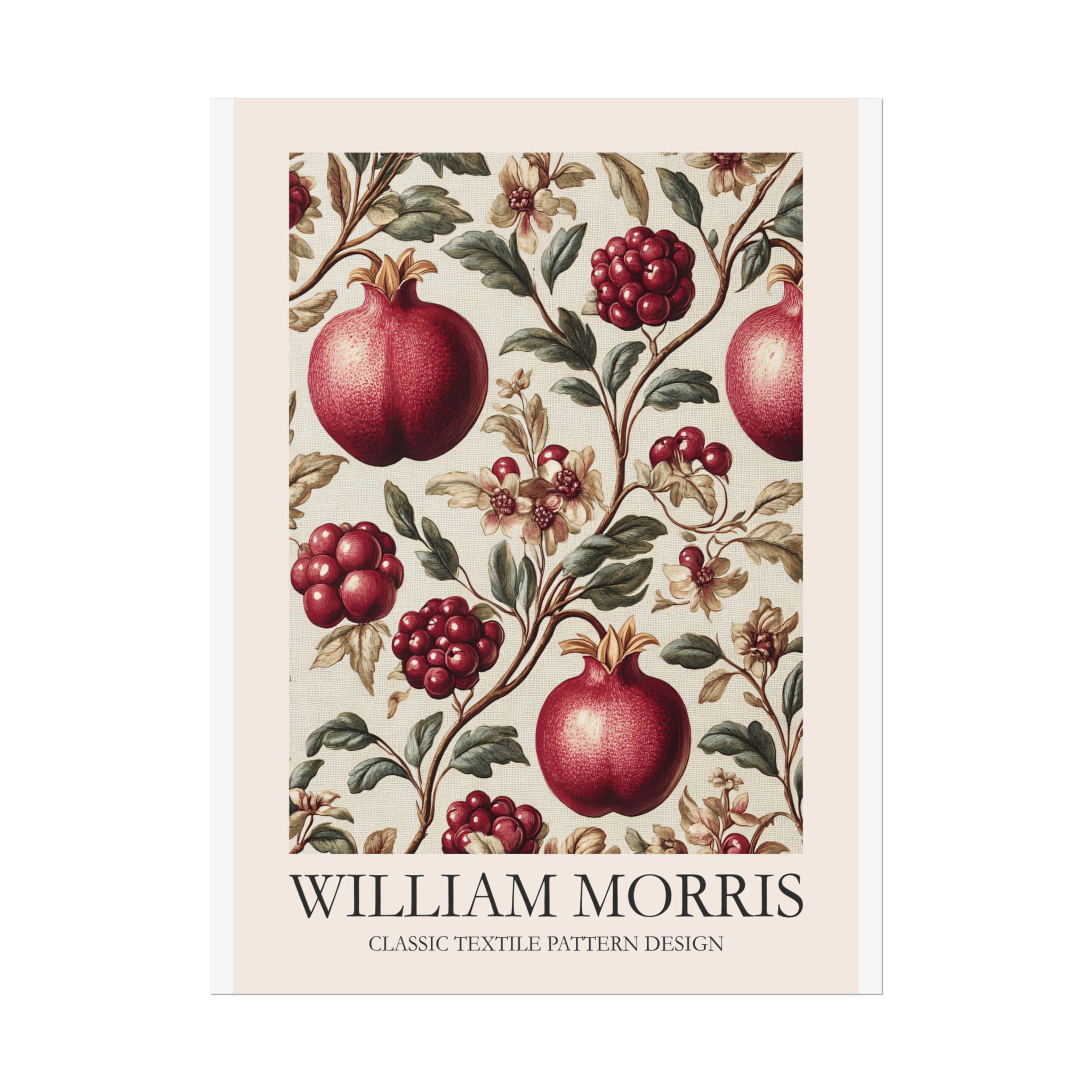 William Morris Pattern Feature Print