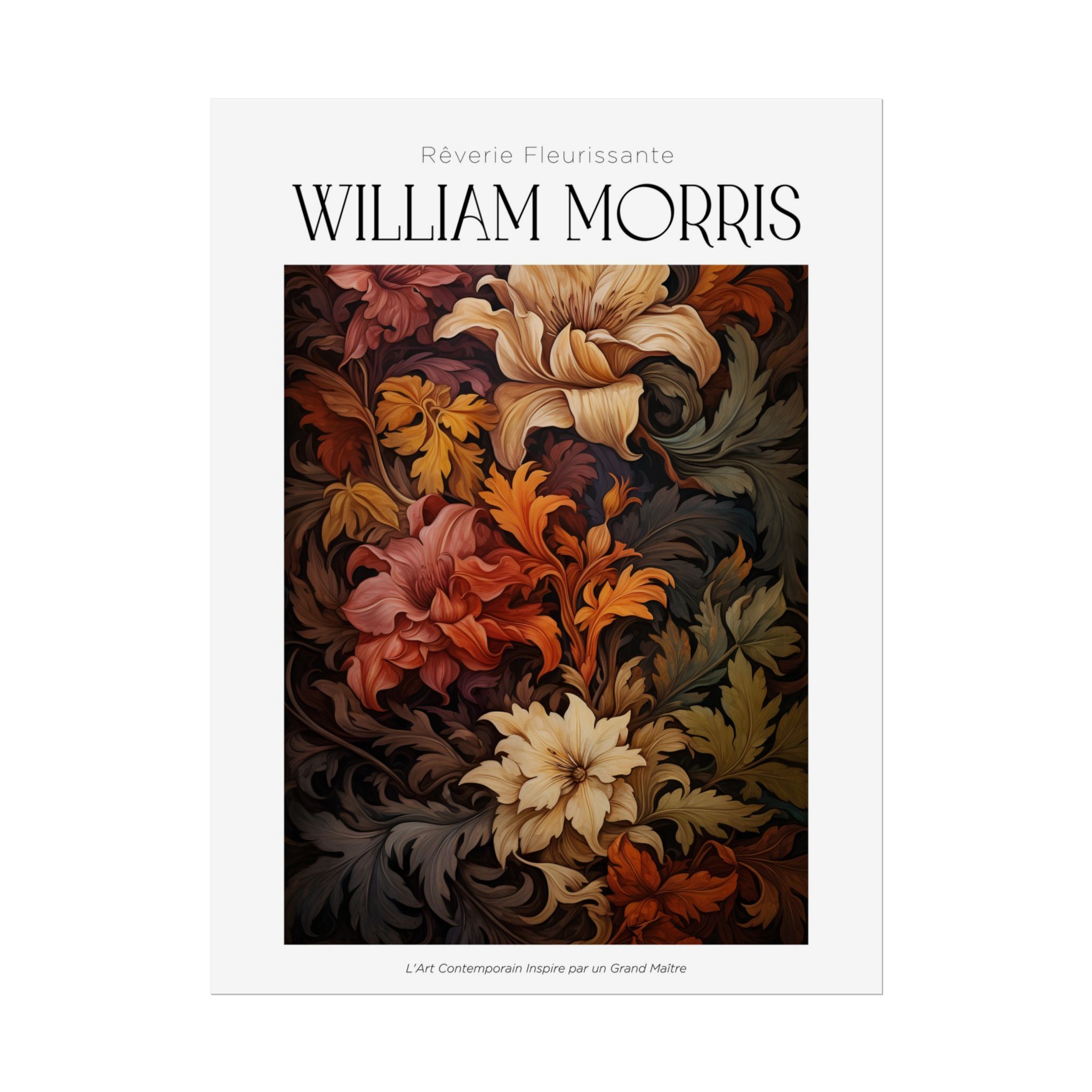William Morris Pattern Feature Print