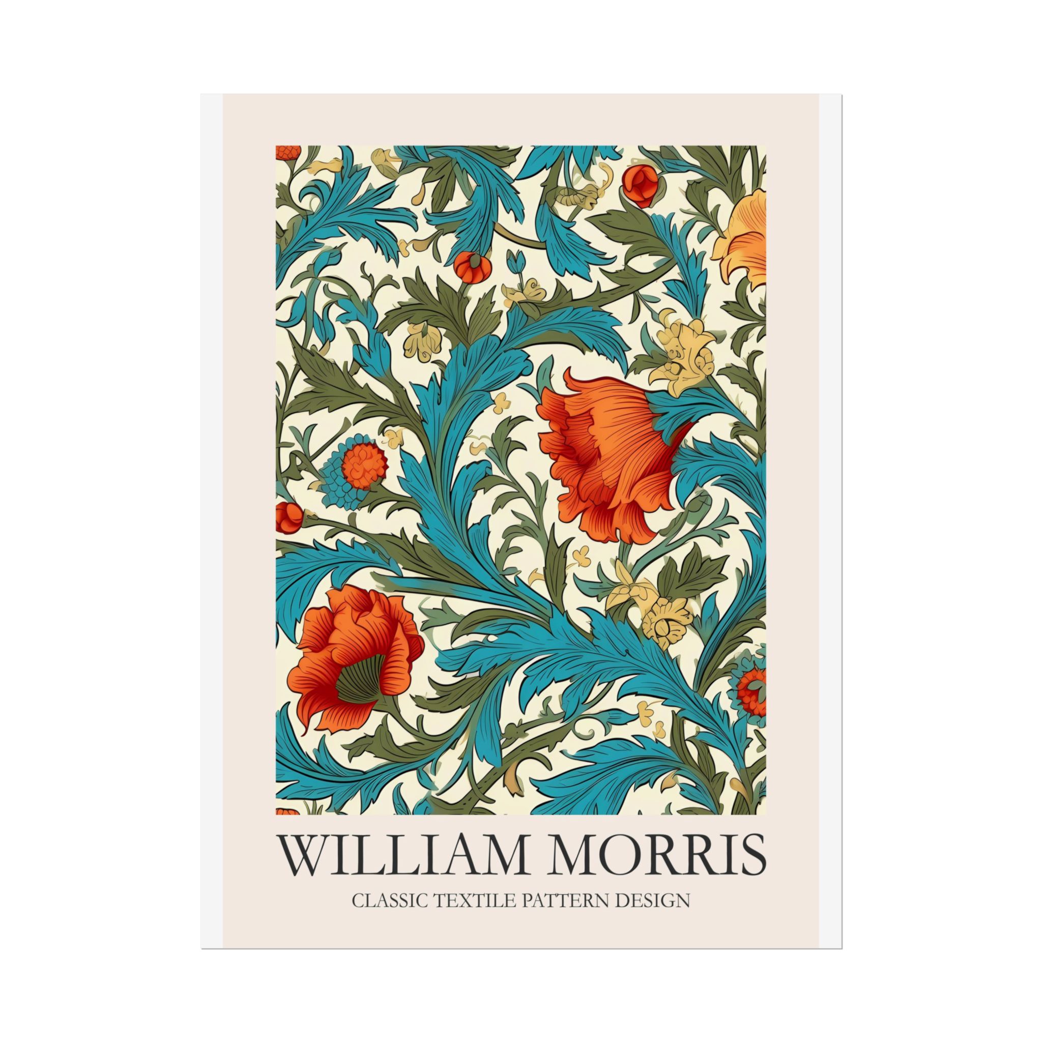 William Morris Pattern Feature Print