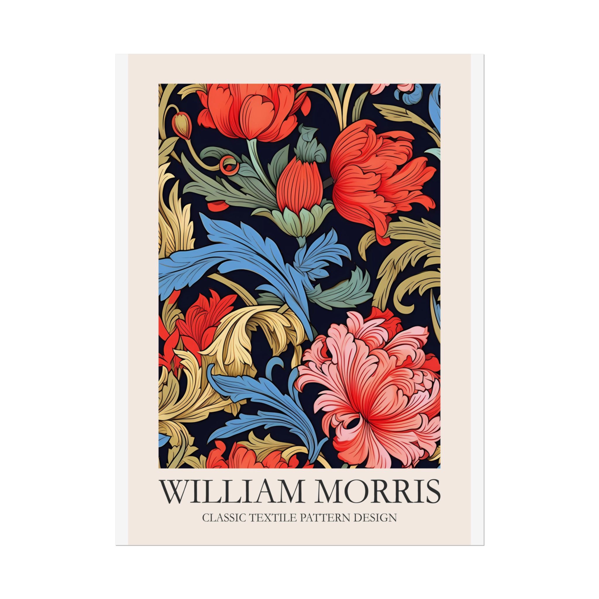 William Morris Pattern Feature Print